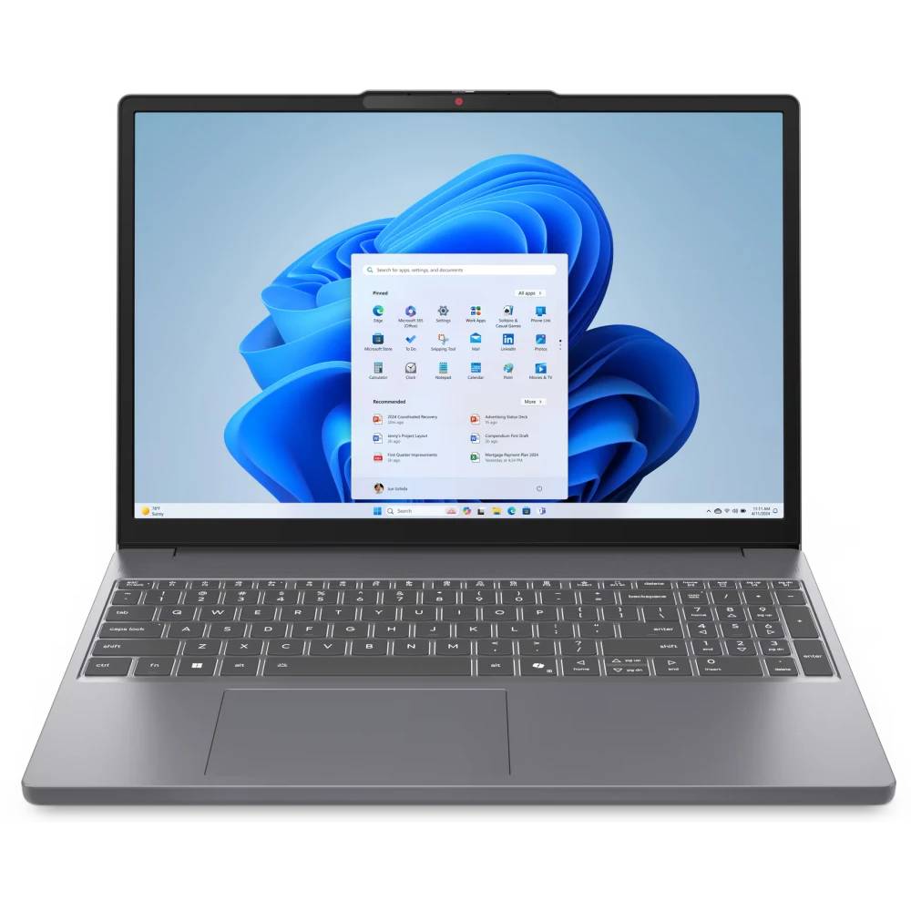 Ноутбук Lenovo IdeaPad Slim 3 15IRH10 (83K10032RK), 15.3", Core i7 13620H/ 16Gb/ 512SSD/  Luna Grey