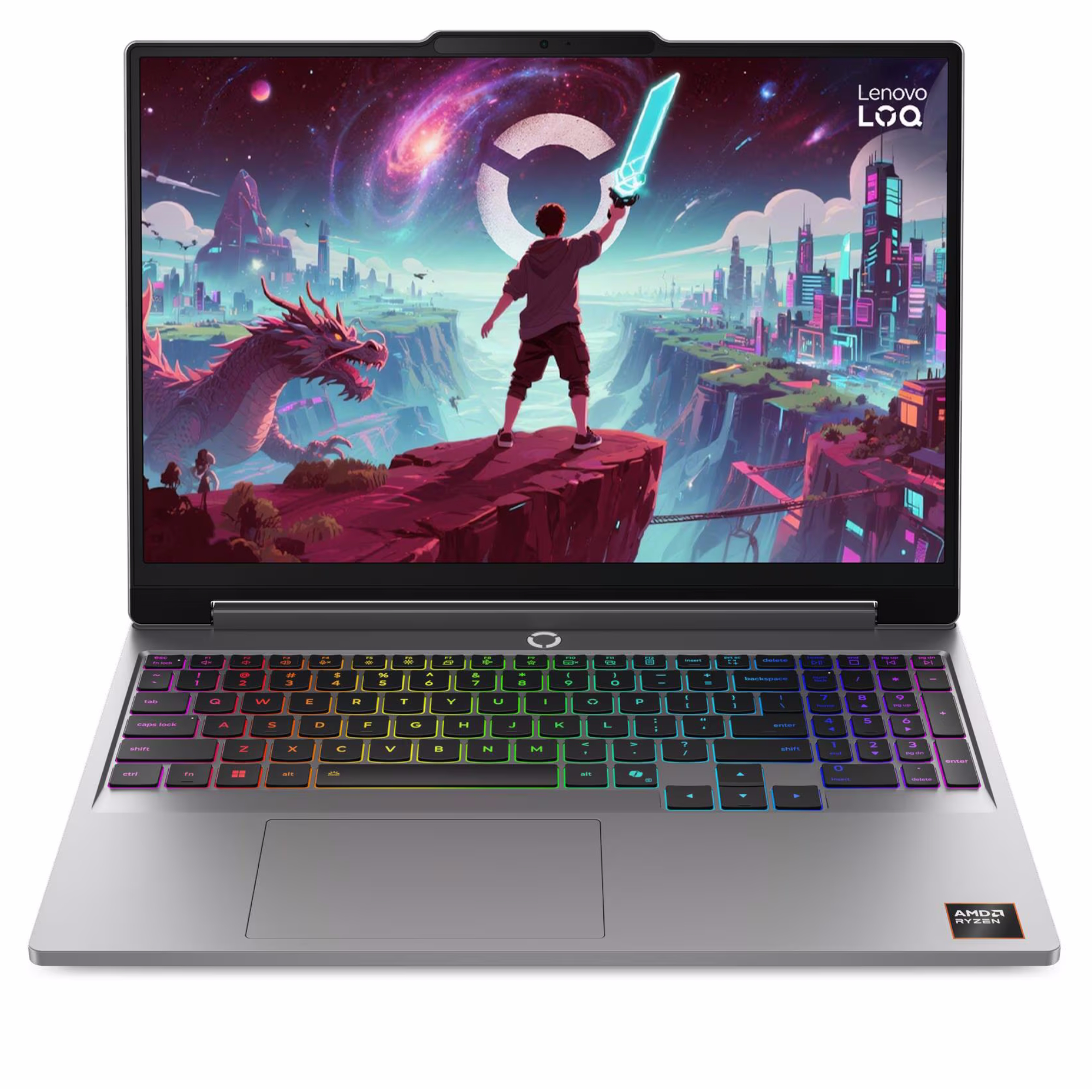 Ноутбук Lenovo LOQ 15AHP11 (83TN000GRK), 15.3" IPS, Ryzen 7 250/ 32Gb/ 1TbSSD/ RTX 5060 8Gb/ Grey