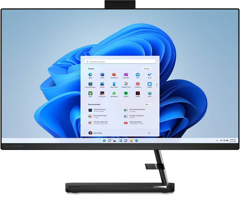 Моноблок Lenovo IdeaCentre AIO 3 27IAP7 (F0GJ00VARK), 27" IPS, Core i3 1215U/ 8Gb/ 512SSD/ Black