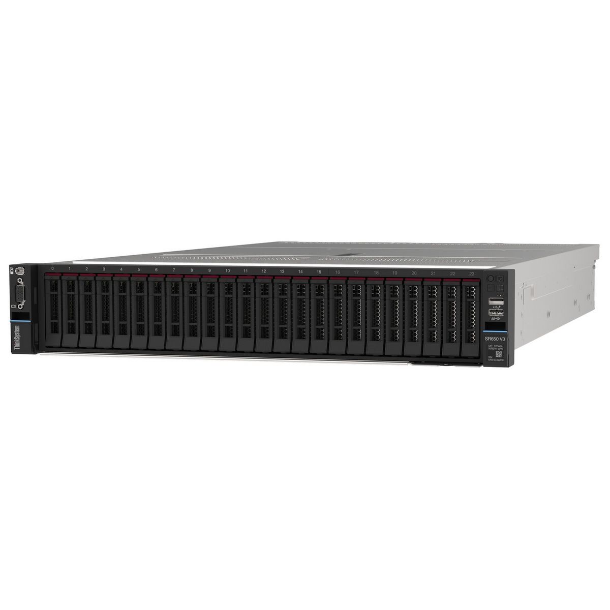 Серверная платформа Lenovo ThinkSystem SR630 V3 (7D76CTO1WW-1) Xeon Silver 4510, 8x2.5", 32xDDR V, 1100Вт, 1U