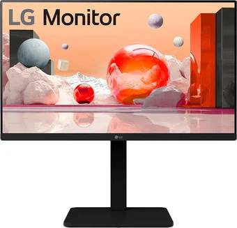 Монитор 24" LG 24BA450-B, 1920x1080, IPS, 100Hz, Speakers (HDMI, DP, VGA)