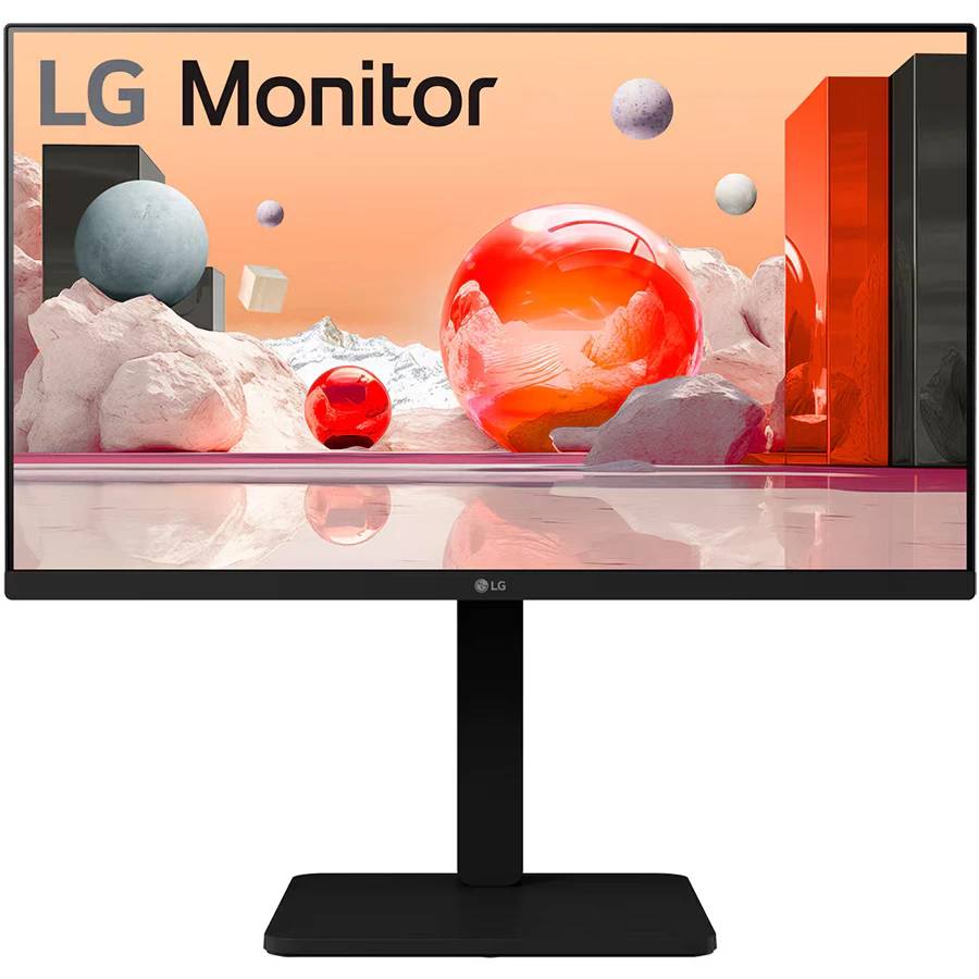 Монитор 23.8" LG 24BA550-B, 1920x1080, IPS, 100Hz, Speakers (VGA, HDMI, DP)