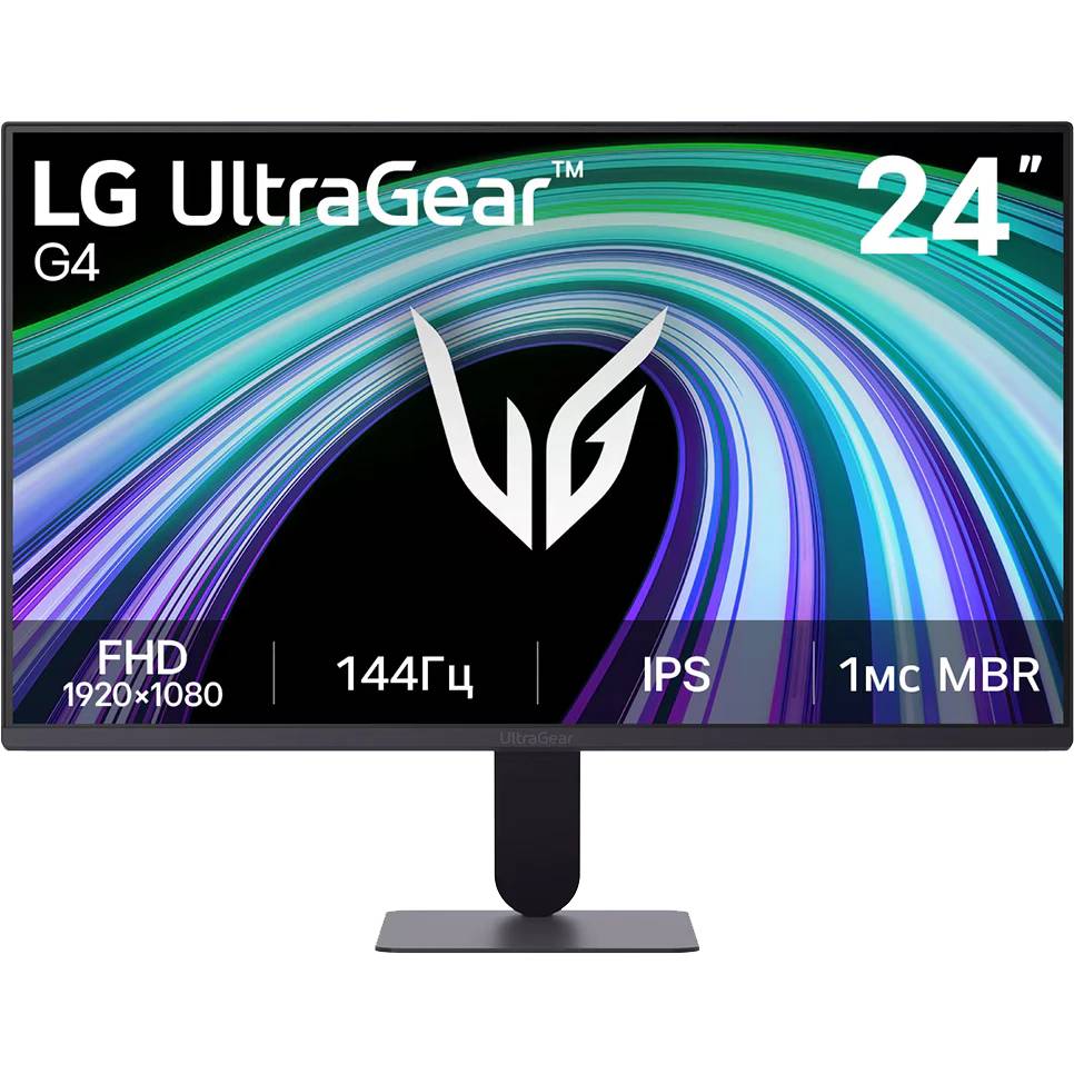 Монитор 23.8" LG 24G411B-B UltraGear G4, 1920x1080, IPS, 144Hz, (HDMI, DP) (24G411B-B.ARUZ)
