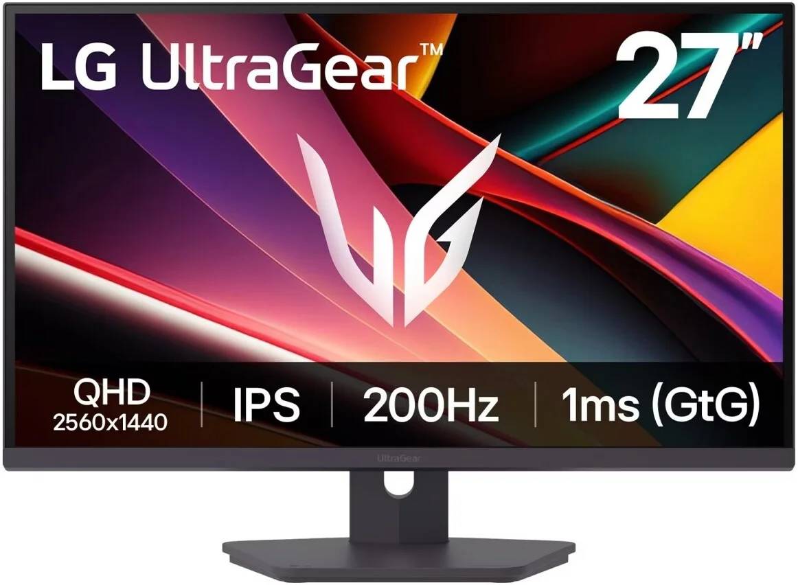 Монитор 27" LG 27G610A-B, 2560x1440, IPS, 200Hz (2xHDMI, DP)