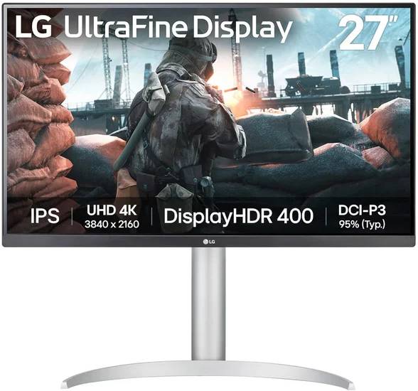 Монитор 27" LG 27UP650K-W, 3840x2160, IPS, 60Hz (HDMI, DP)
