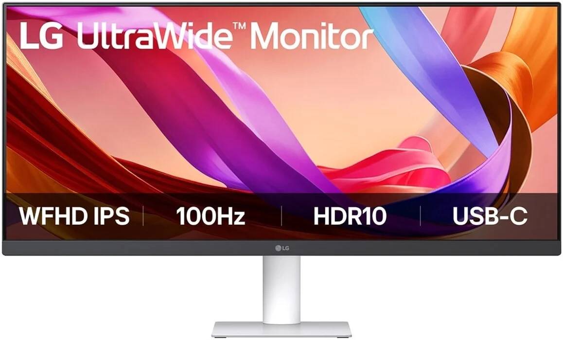Монитор 29" LG 29U531A-W, 2560x1080, IPS, 100Hz, Speakers (HDMI, DP)