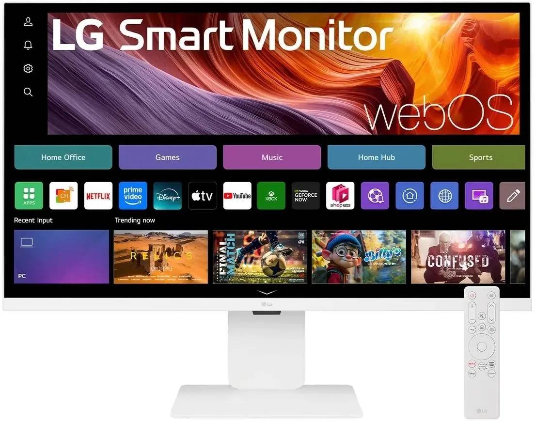 Монитор 31.5" LG 32U830SA-W, 3840x2160, IPS, 60Hz, Speakers (2xHDMI)
