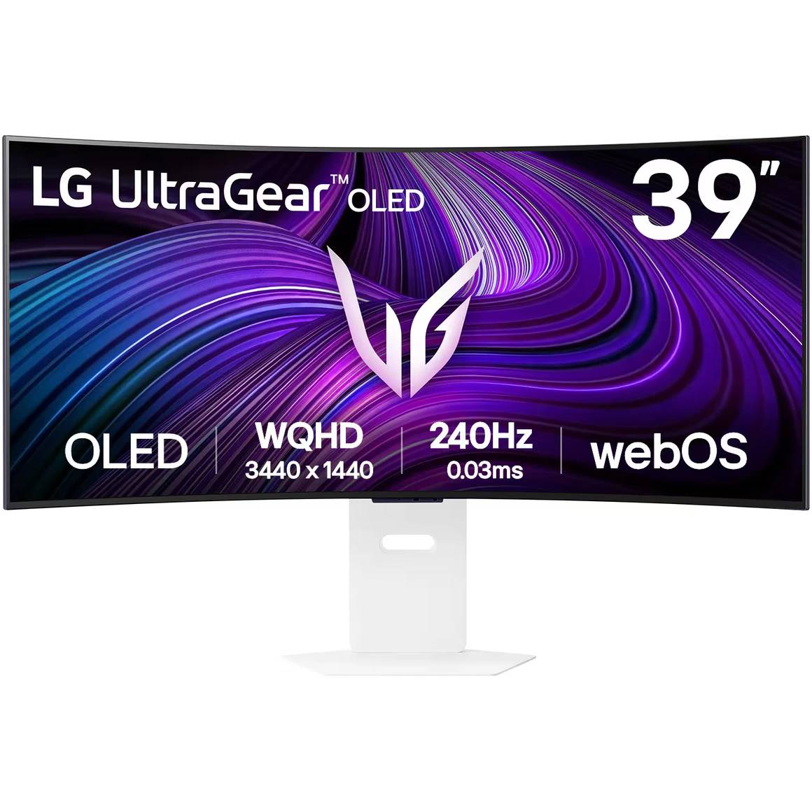 Монитор 39" LG 39GX90SA-W, 3440x1440, OLED, 240Hz (2xHDMI, DP)
