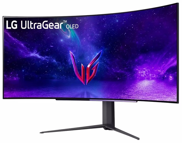 Монитор 44.5" LG 45GR95QE-B, 3440x1440, OLED, 240Hz (2xHDMI, DP)