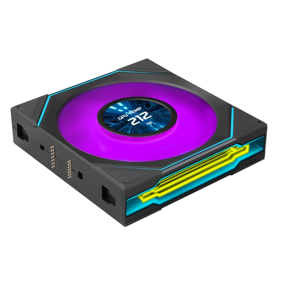 Вентилятор 12x12см Lian Li UNI FAN SL-INF LCD FLEX 120 Reverse Black G9F.12RSLIND1F1B.R0
