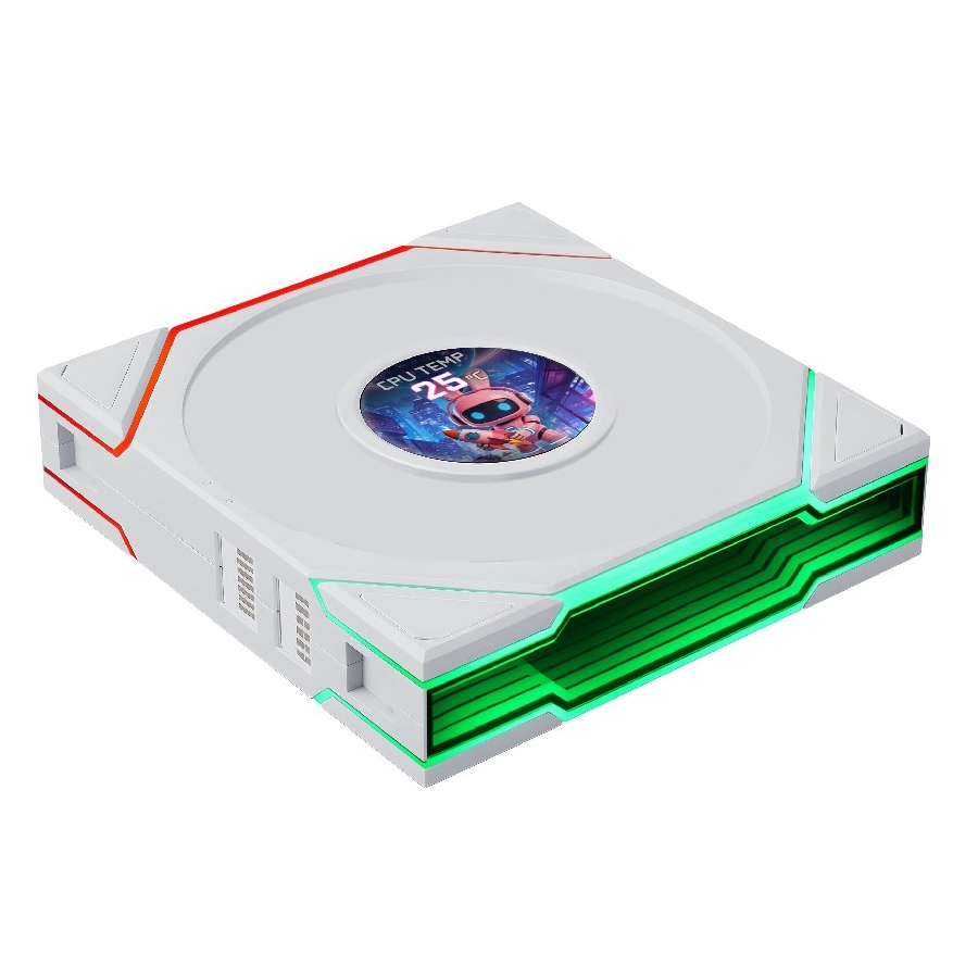 Вентилятор 12x12см Lian Li UNI FAN TL LCD FLEX 120 Reverse White G9F.12RTLLCD1F1W.R0