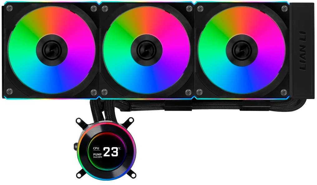 Жидкостное охлаждение Lian Li HydroShift II LCD-C 360R Black G89.GHS2LCD36RB.R0 (LGA1700 Ready) (ТОЛЬКО В СОСТАВЕ ПЭВМ)