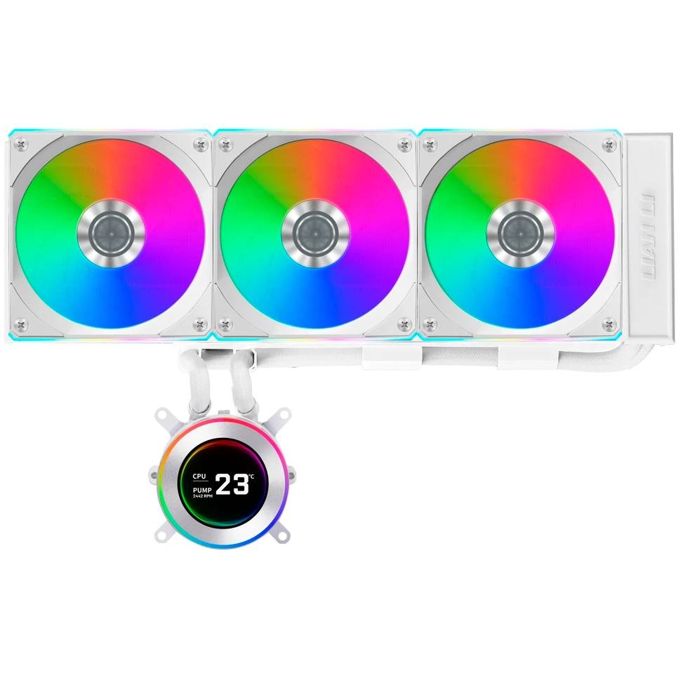 Жидкостное охлаждение Lian Li HydroShift II LCD-C 360R White G89.GHS2LCD36RW.R0 (LGA1700 Ready)