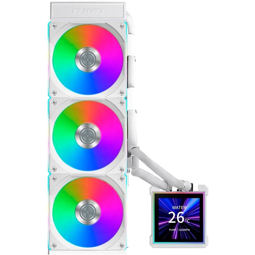 Жидкостное охлаждение Lian Li HydroShift II LCD-S 360CL White G89.GHS2LCDS36CW.R0 (LGA1700 Ready)