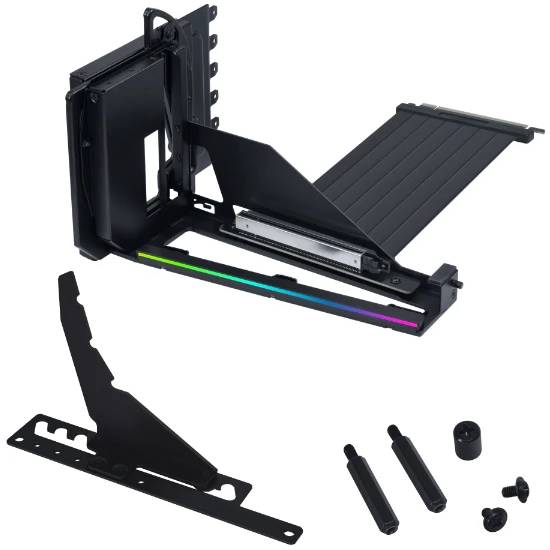 Крепление для вертикальной установки видеокарты Lian Li PCI-e 5.0 Black G89.VG4-5-V4X.R0, с райзер-кабелем