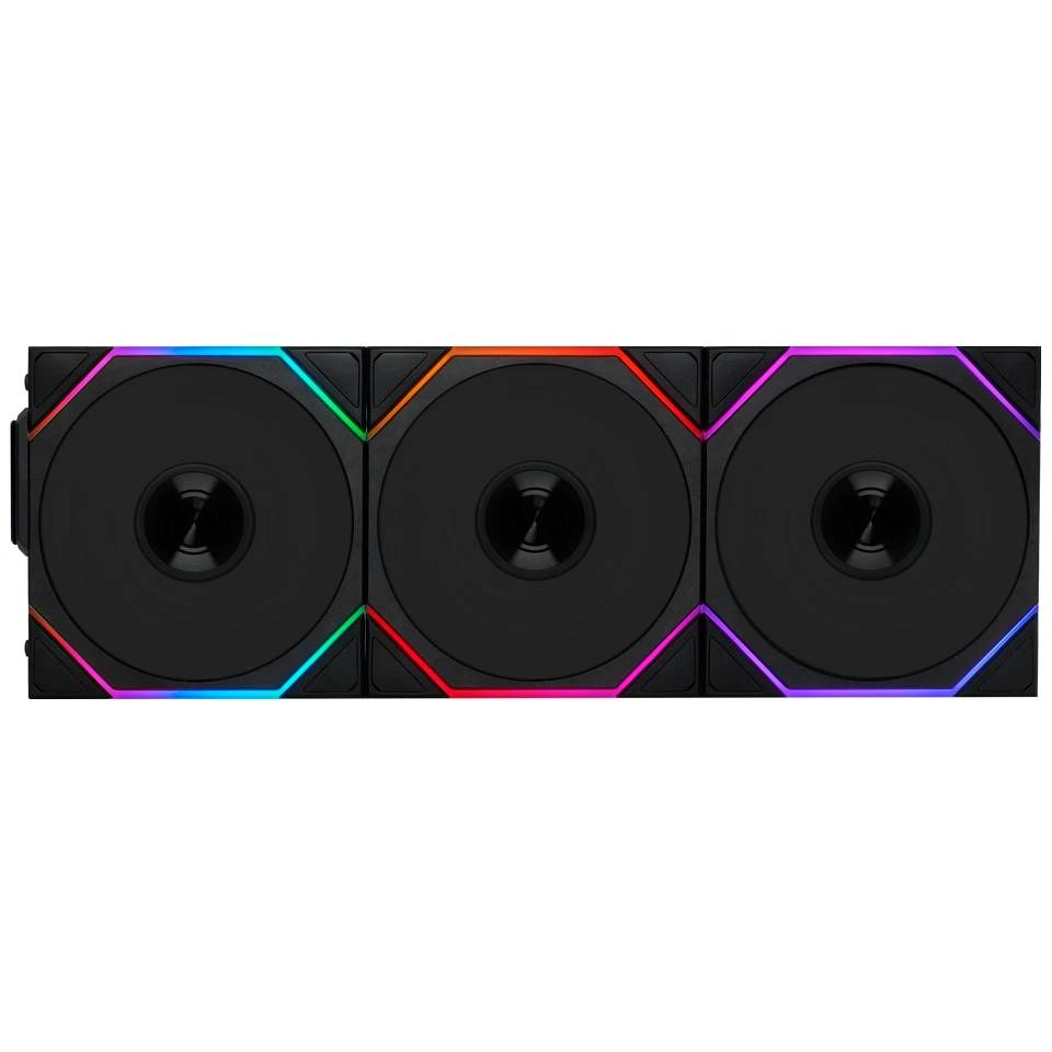 Вентилятор 12x12см Lian Li UNI FAN TL Wireless 120 Reverse ARGB Black G99.12RTL1W3B.R0, 3 шт.