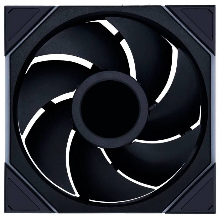 Вентилятор 14x14см Lian Li UNI FAN TL WIRELESS LCD 140 Black G99.14TLLCD1W1B.R0