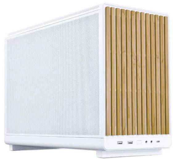 Корпус Lian Li A3 White/Wood G99.A3W-WD.00, без БП, mATX