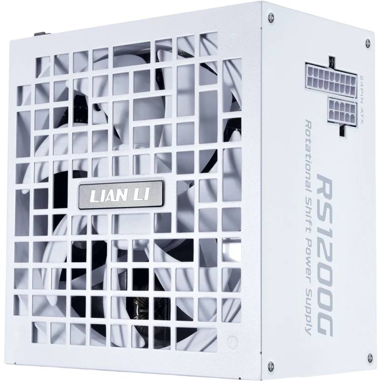 Блок питания 1200Вт, Lian Li RS1200G White USB Hub 1200W G9P.RS1200G.WH00.RU, 80 Plus Gold, APFC, ATX