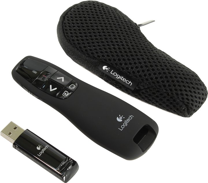 Презентер Logitech Wireless Presenter R400, USB, 910-001356