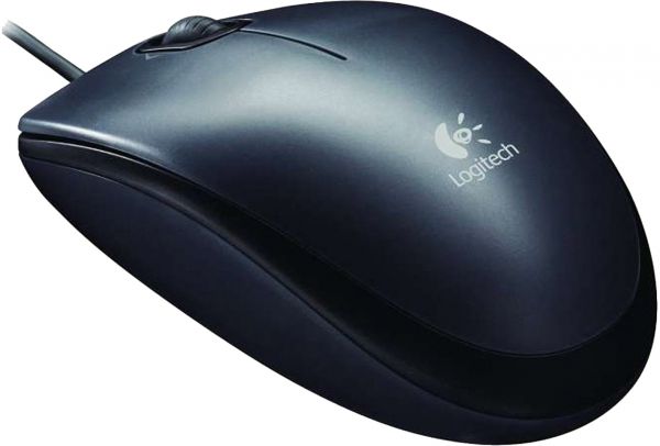 Мышь Logitech M90, черный, 910-001793