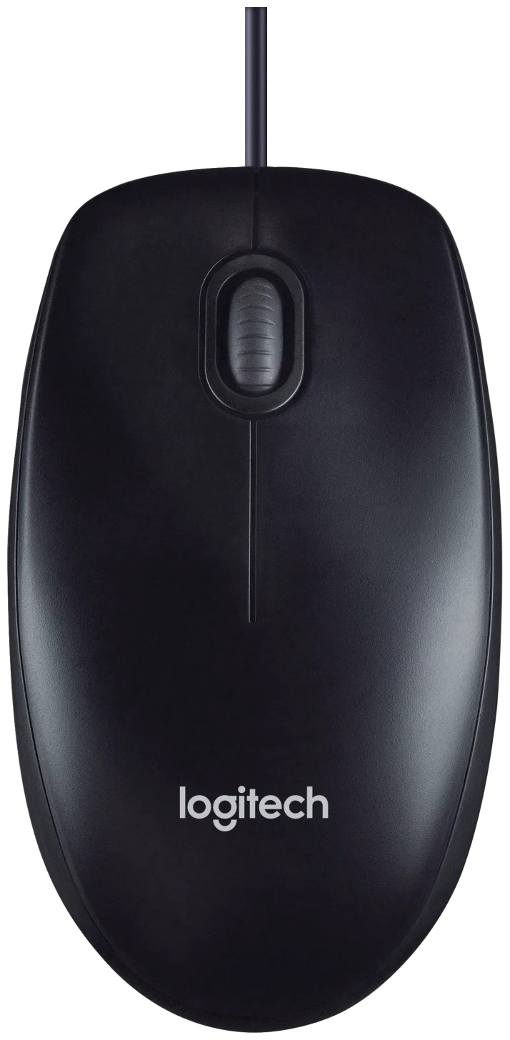 Мышь Logitech M90, черный, 910-001970