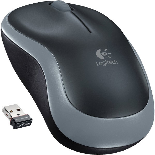 Мышь Logitech Wireless M185, USB, серый, 910-002238/910-002252