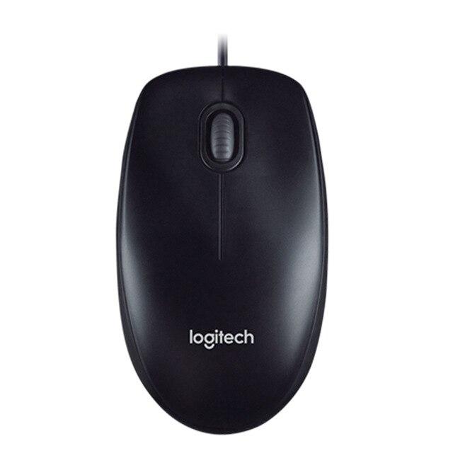 Мышь Logitech M100R, USB, черный 910-005006