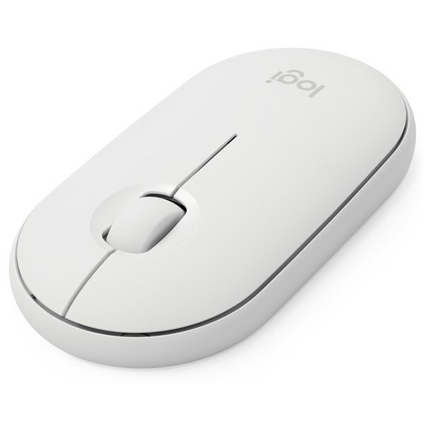 Мышь Logitech Pebble M350 Wireless, белый, 910-005541