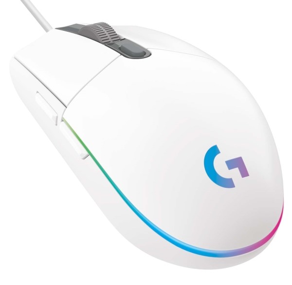 Мышь Logitech G102 Lightsync белый 910-005824