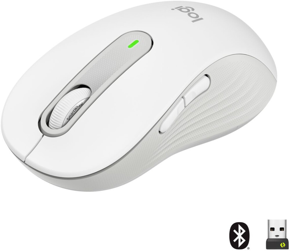 Мышь Logitech Wireless M650L, BT, белый, 910-006238