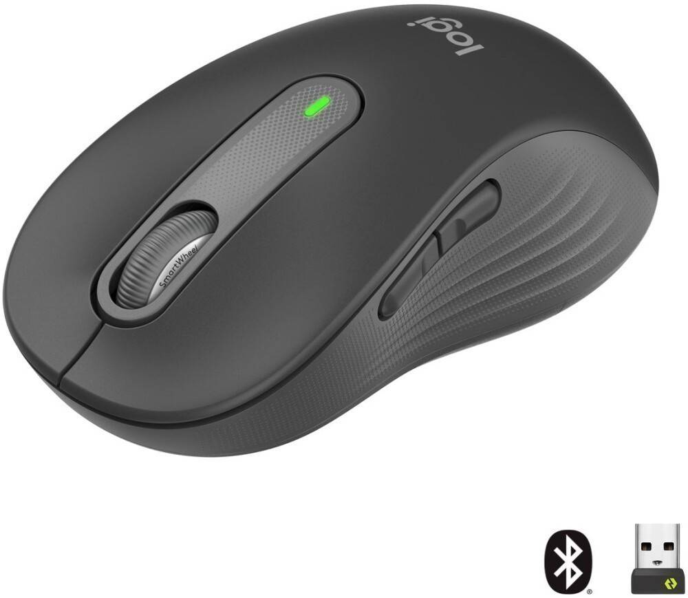 Мышь Logitech Wireless M650L, BT, графит, 910-006388