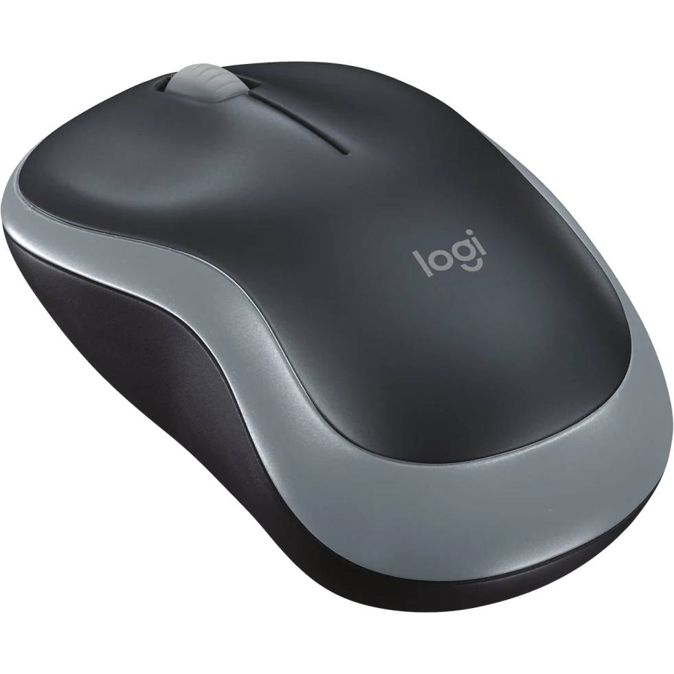 Мышь Logitech Wireless M185, USB, серый, 910-006540