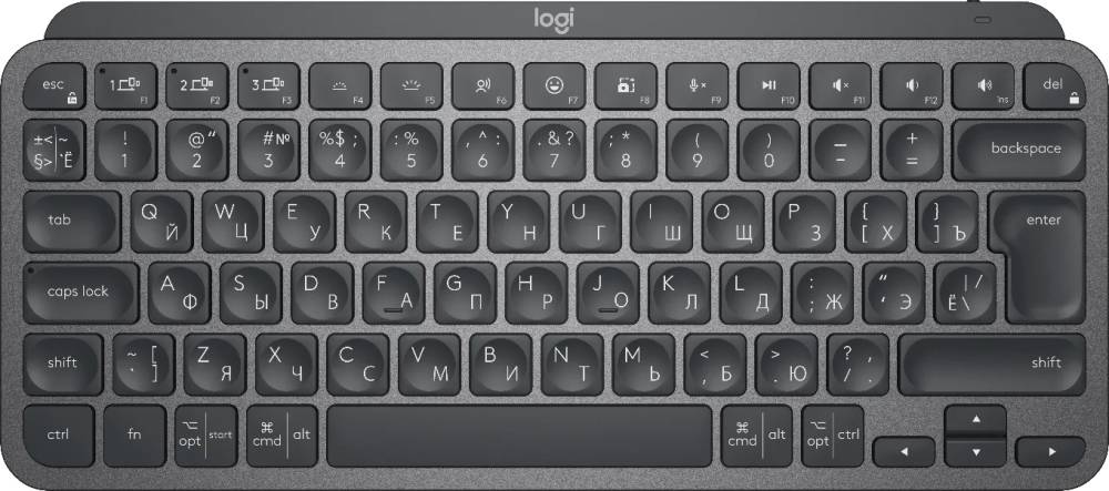 Клавиатура Logitech MX Keys Mini Graphite (920-010501)