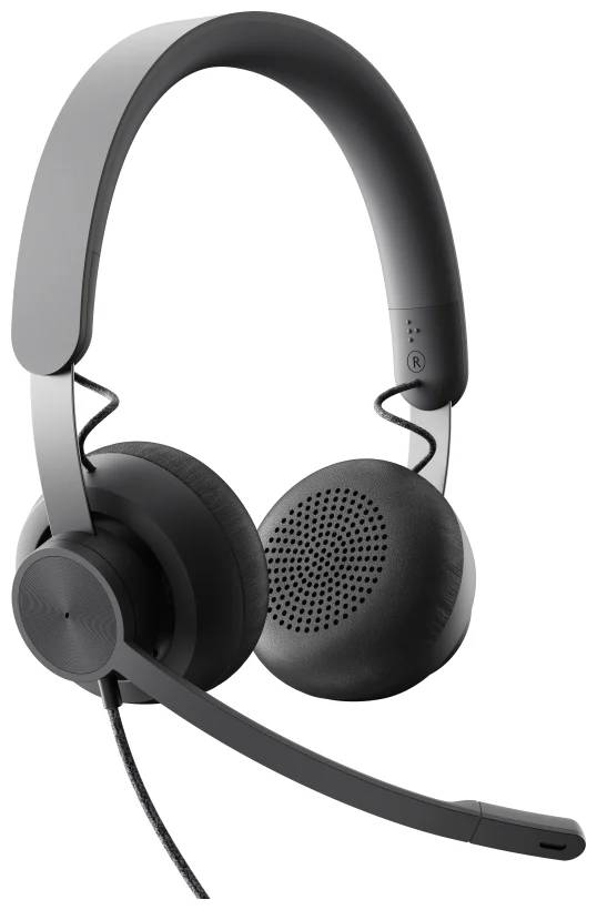 Гарнитура Logitech Zone Wired Teams, черный матовый 981-000870
