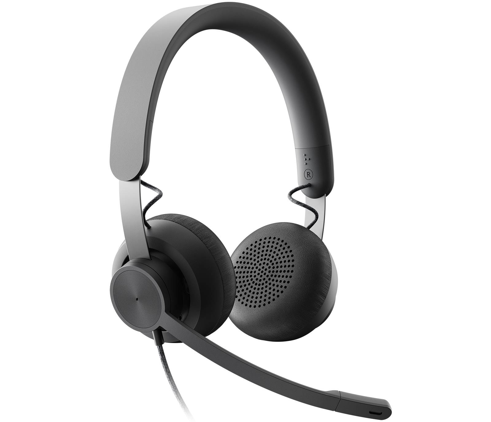 Гарнитура Logitech Zone Wired UC, черный матовый 981-000875