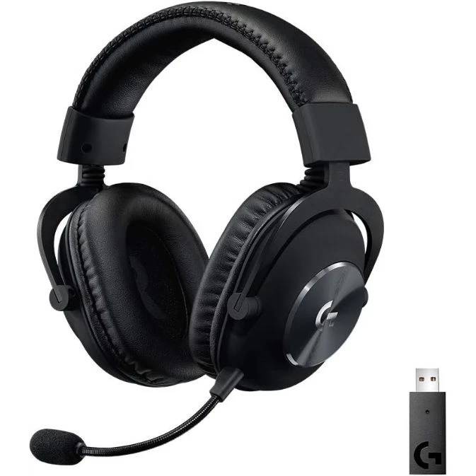 Гарнитура Logitech G Pro X Lightspeed, черный (981-000908)