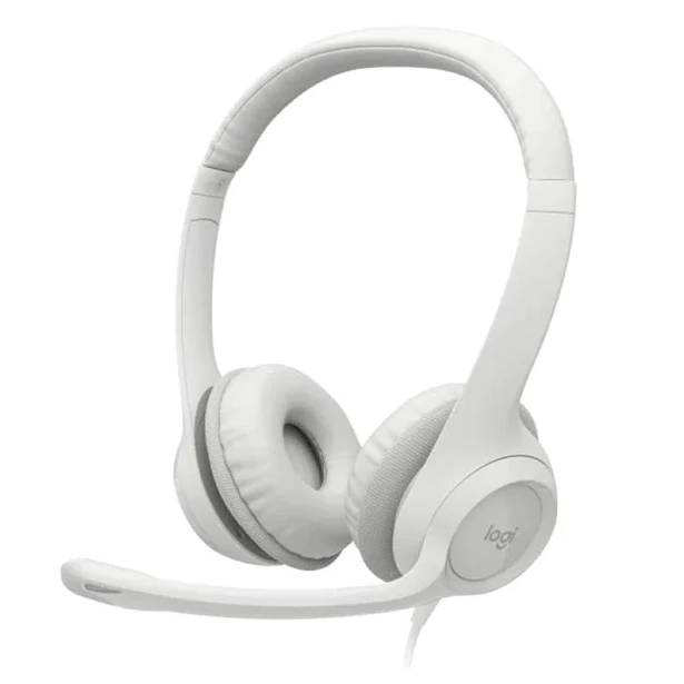 Гарнитура Logitech H390, USB, белый 981-001288