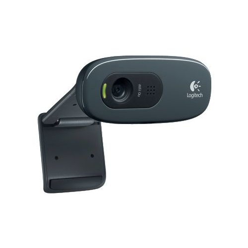 WEB камера Logitech C270HD, 0.9Mp, микрофон, USB, черный, 960-001063