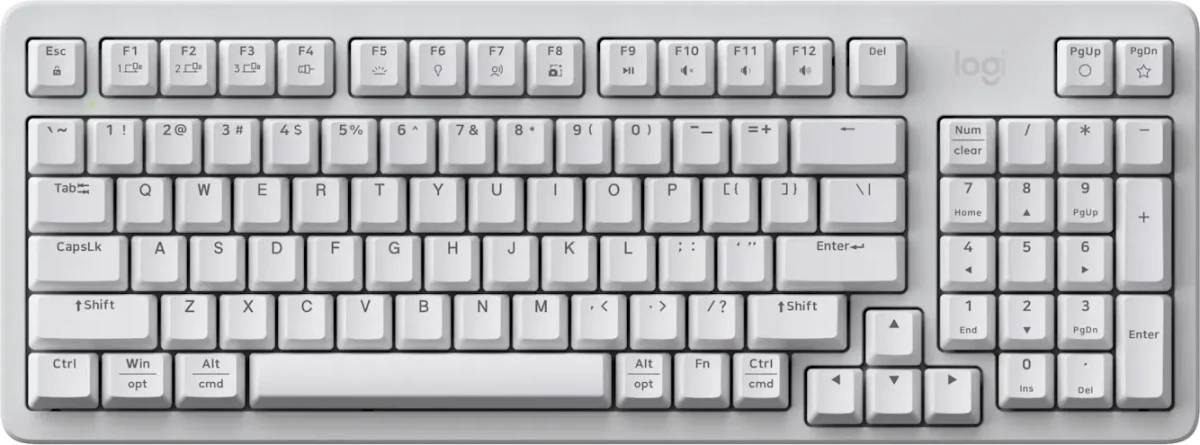 Клавиатура Logitech K868, белый, 920-013913