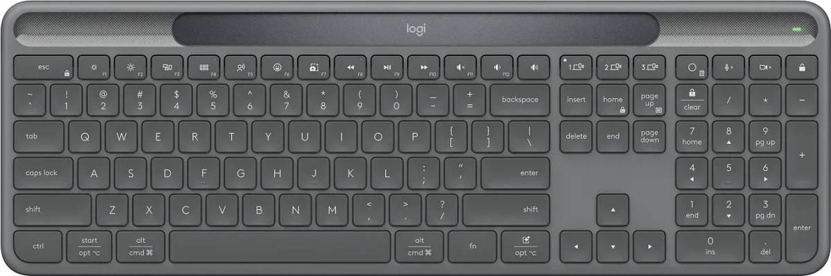 Клавиатура Logitech Signature Slim Solar+ K980, графитовый, 920-013768