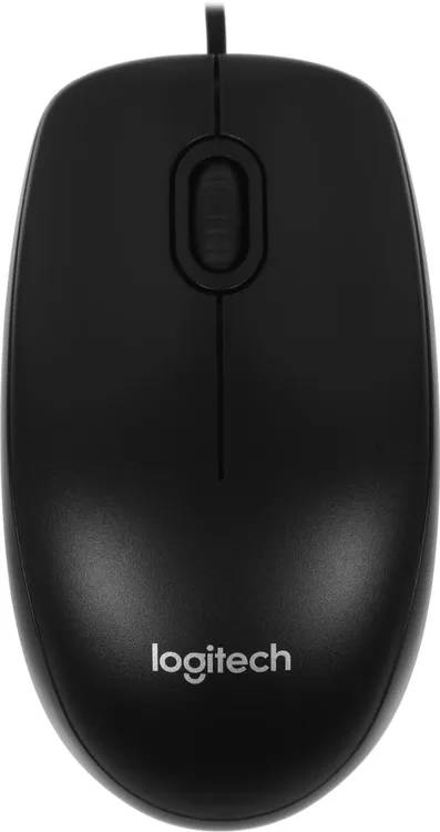 Мышь Logitech M100r, USB, черный 910-005006/6652/6766