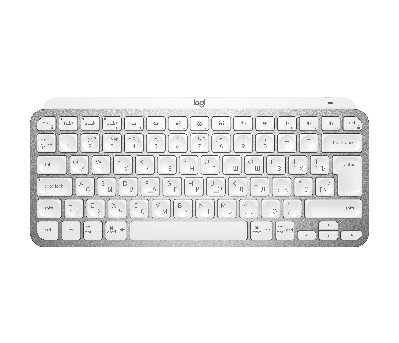 Клавиатура Logitech MX Keys Mini, серый 920-010502