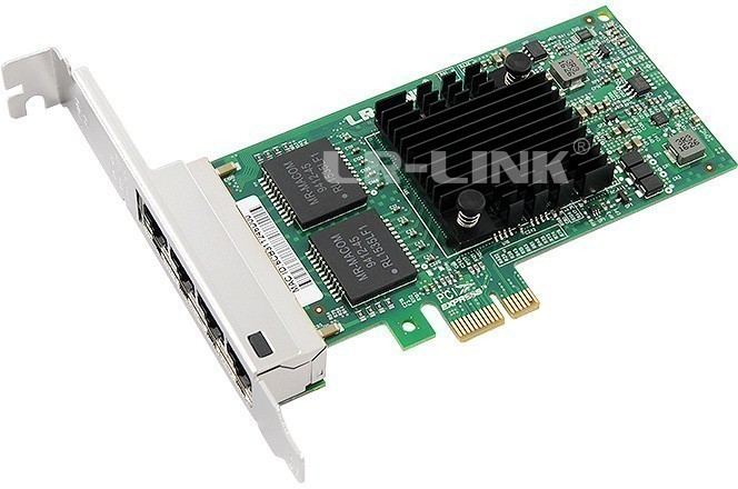 Сетевая карта Lr-Link LREC9224PT, 4xLAN 1Gbps, PCI-Ex1