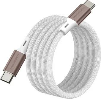 Кабель USB Type-C (M) - USB Type-C (M), 1.2м, Magssory CBL001t, 60W, Titan