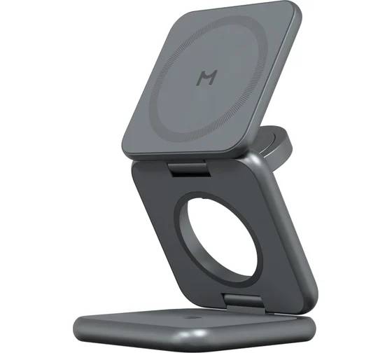 Беспроводное ЗУ Magssory Fold Pro, серый (WCH063m)
