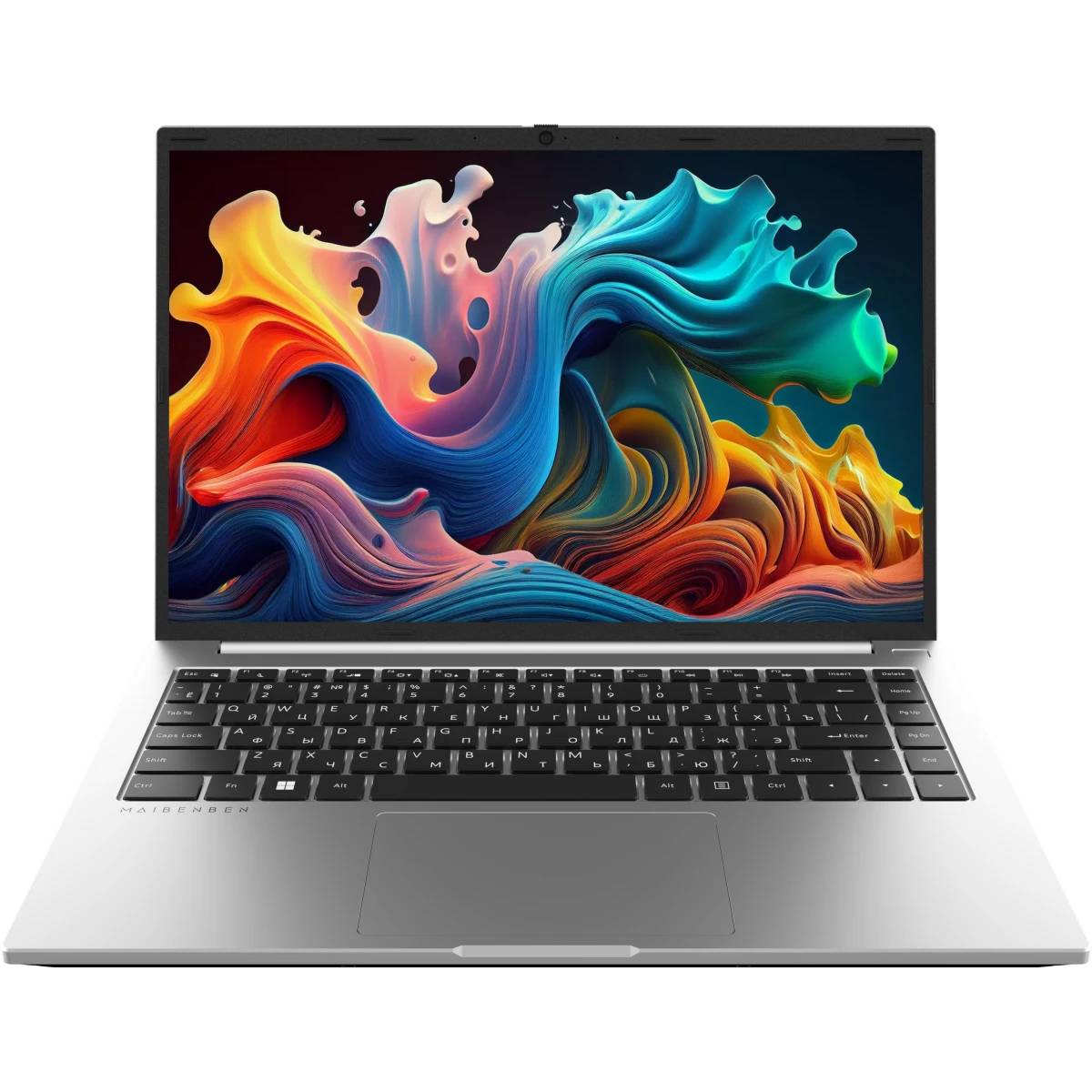 Ноутбук Maibenben S14B (S14B-R560UMFQSLSRE0), 14.5" IPS, Ryzen 5 6600H/ 16Gb/ 512SSD/ Silver