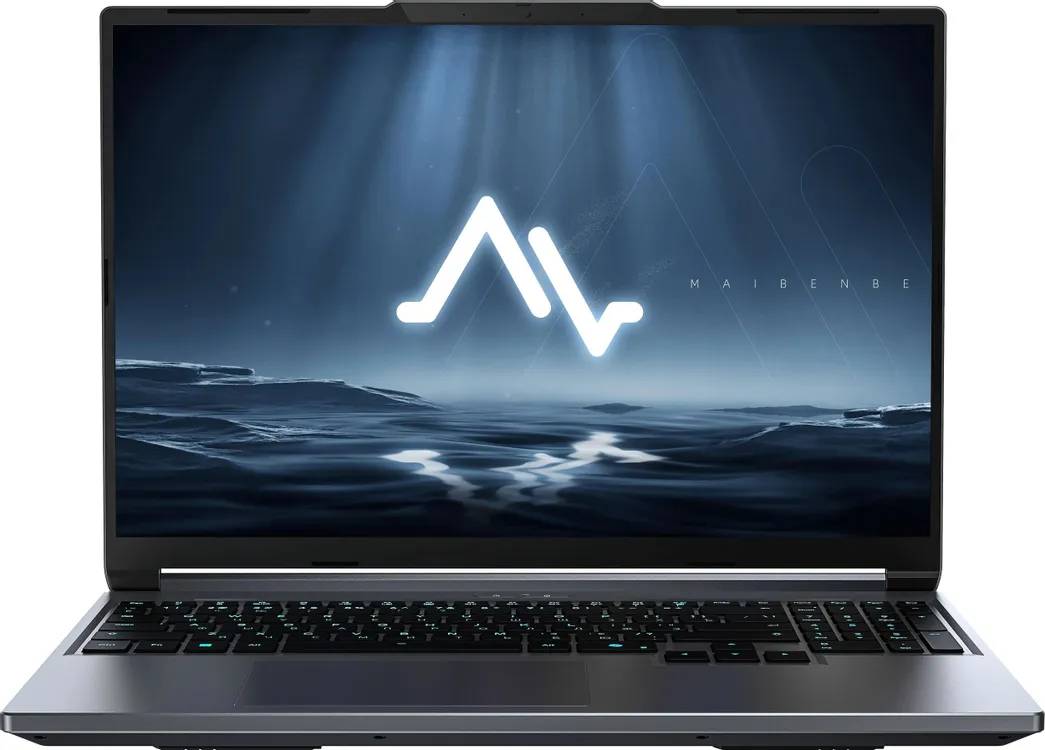 Ноутбук Maibenben X16C-i54456 (X16C-I544560F44LG4E10), 16" IPS, Core i5 14450HX/ 16Gb/ 512SSD/ RTX 5060 8Gb/ Linux / Grey