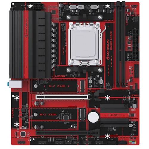 Материнская плата Maxsun B650M I-CAFE, AM5, (HDMI), 2xDDR V, mATX