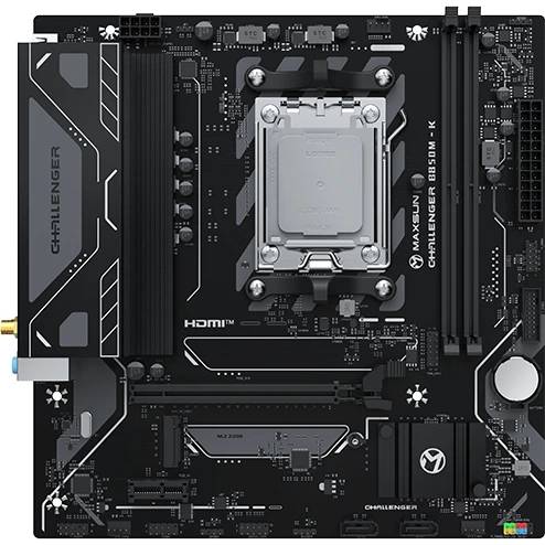 Материнская плата Maxsun MS-Challenger B850M-K WIFI, AM5, (HDMI), 2xDDR V, mATX